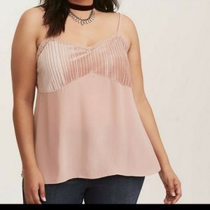 Blush chiffon cami